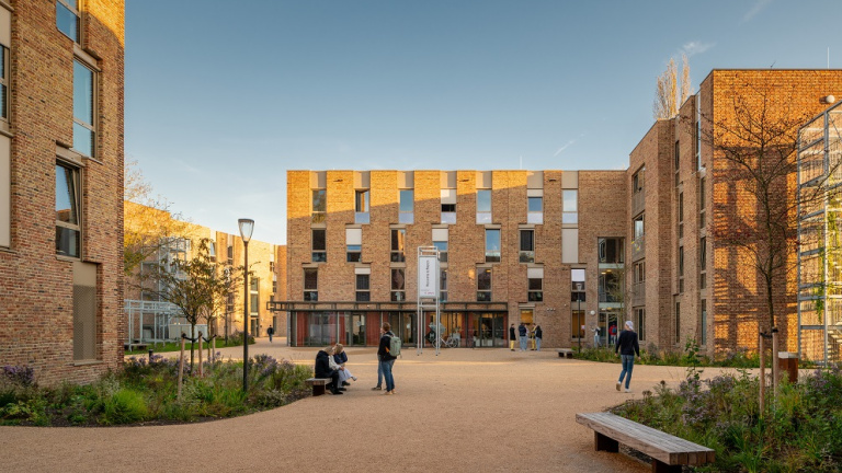 overview of the Student Residence of Hotel Management School Maastricht
