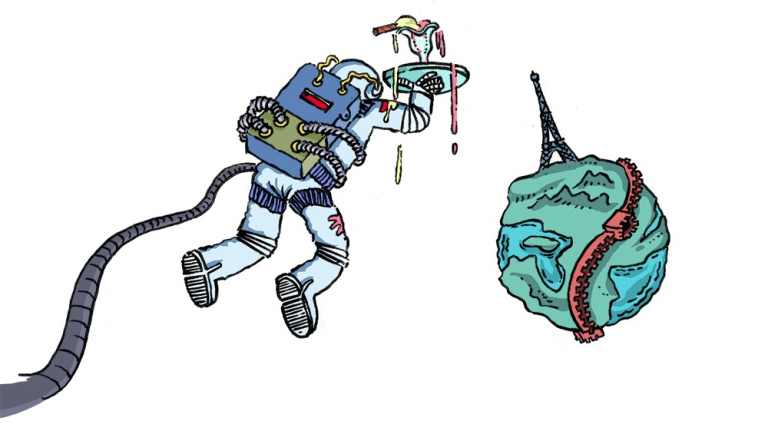 'The astronaut and the empathy wall: it takes a school to raise a global mind'.